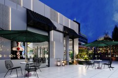 理發店裝修墻體顏色使用灰色效果怎么樣？